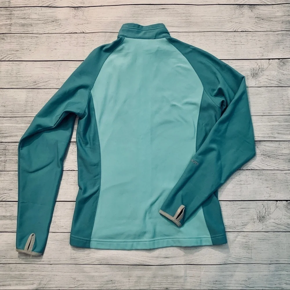 North Face Aqua Lightweight Zip Fleece Sz S​​​​​​​​ - Picture 4 of 7